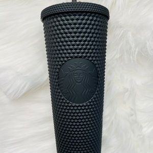NWT Starbucks matte black studded tumbler